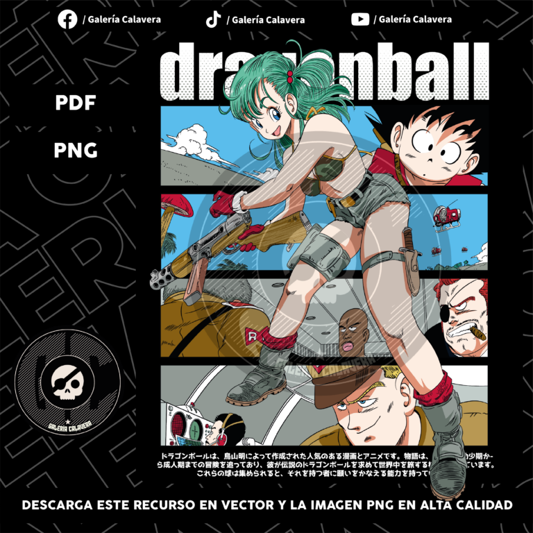 Bulma Dragon Ball DTF