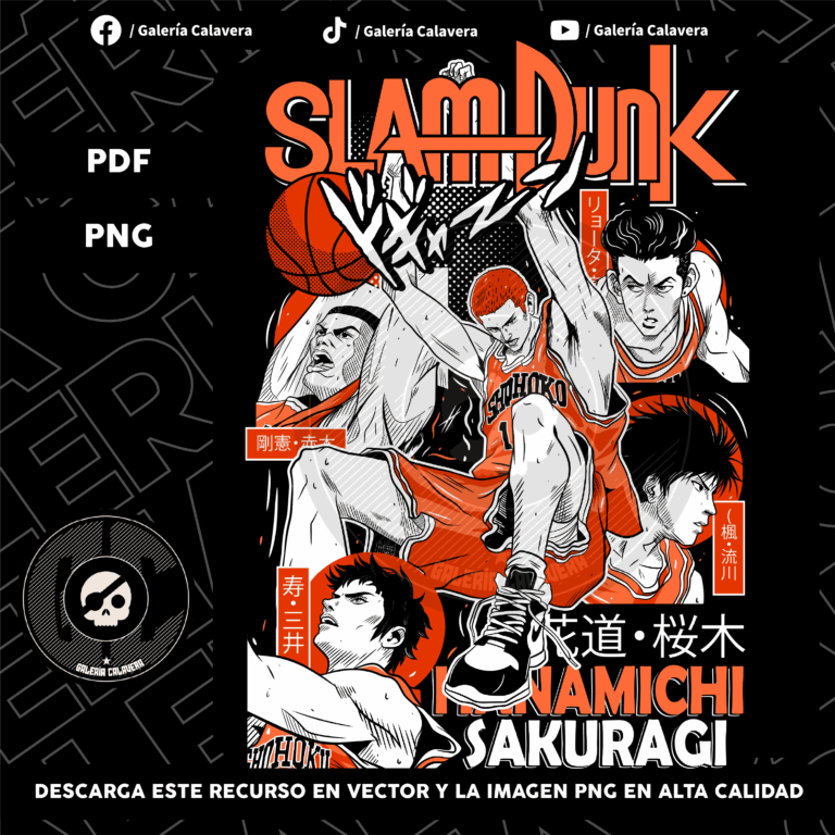 Sakuragi Slam Dunk DTF