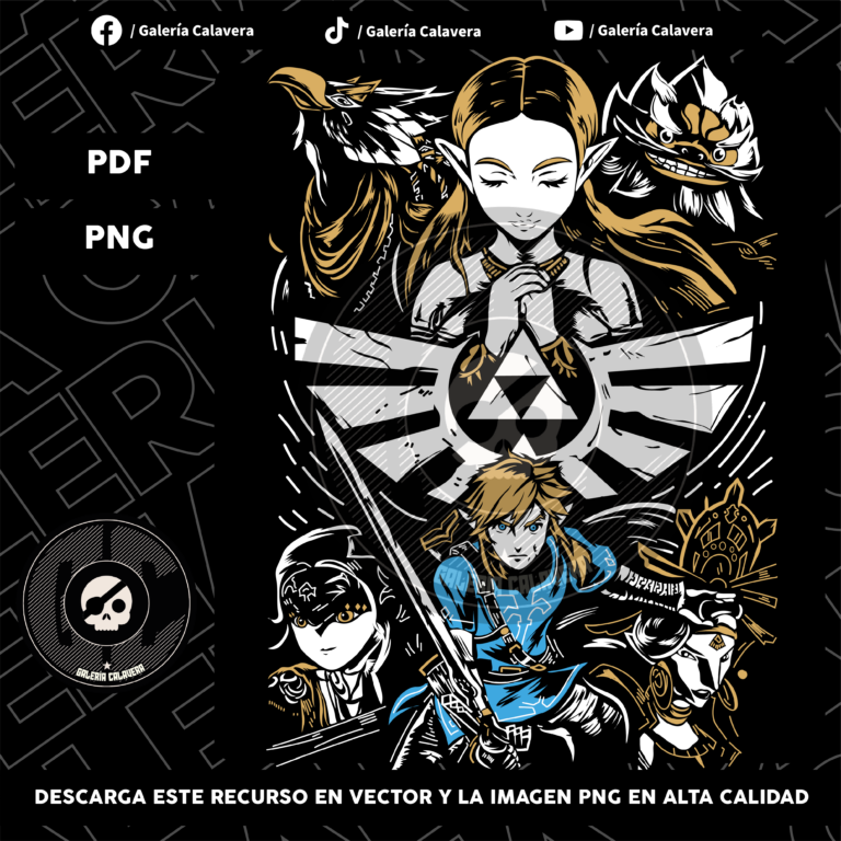 Diseño Link y Zelda