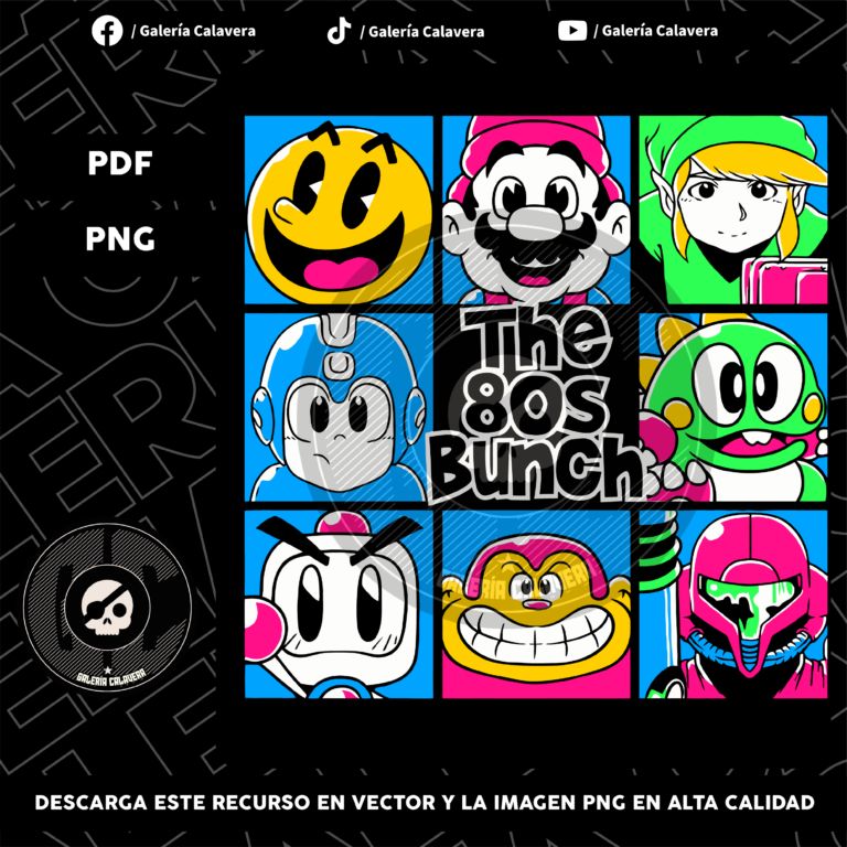 Personajes Gamer Retro
