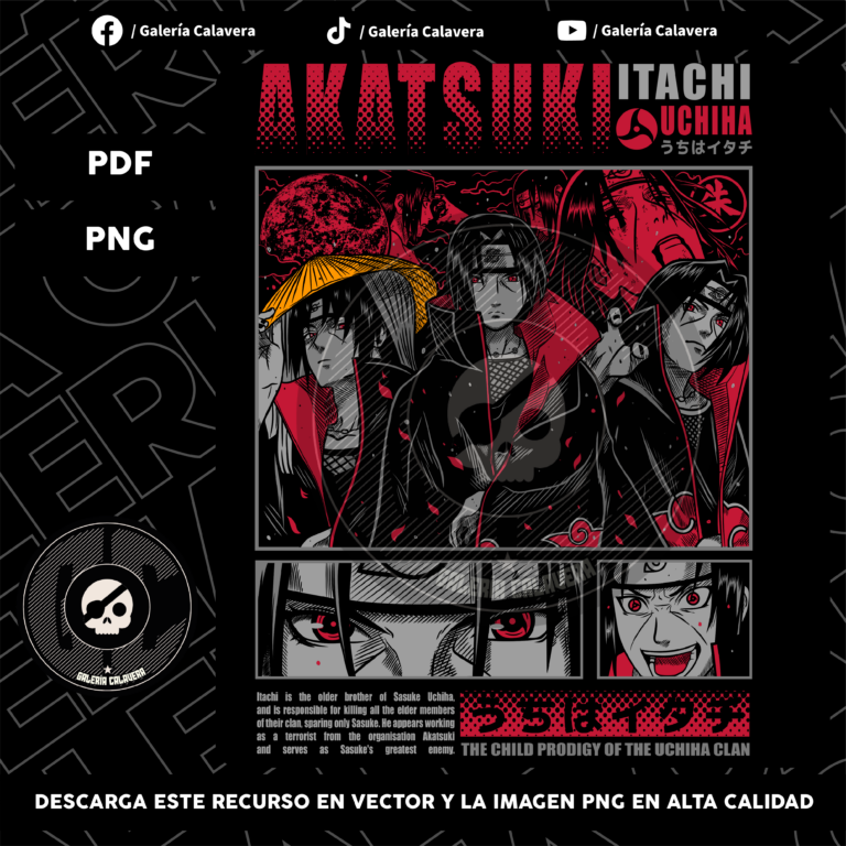 Diseño de Itachi Uchiha