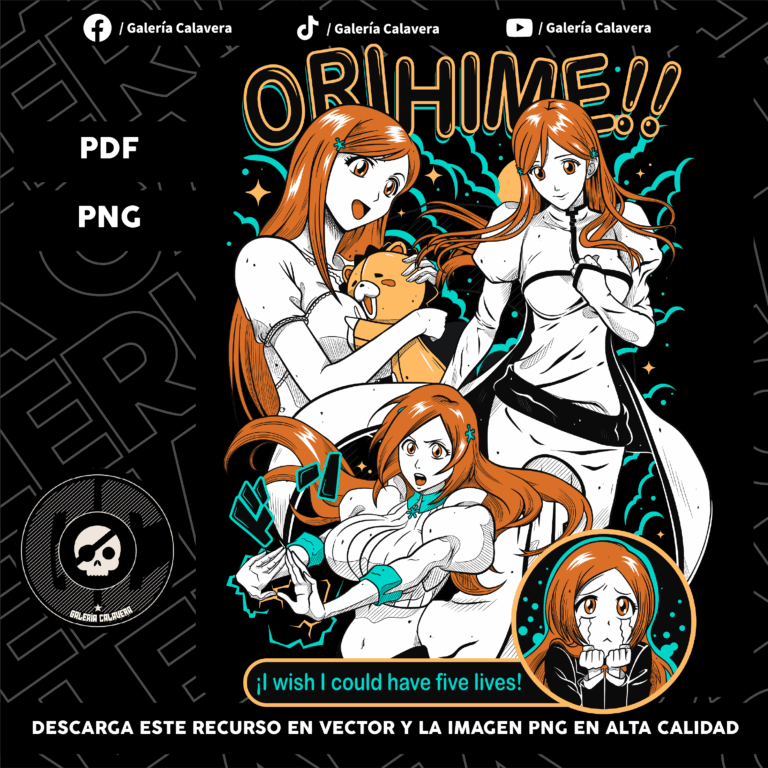 Orihime Bleach DTF