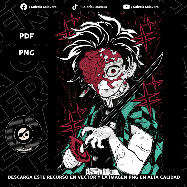 Tanjiro Demon psd png