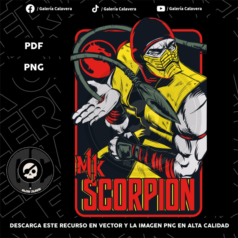 Scorpion Retro Mortal Kombat