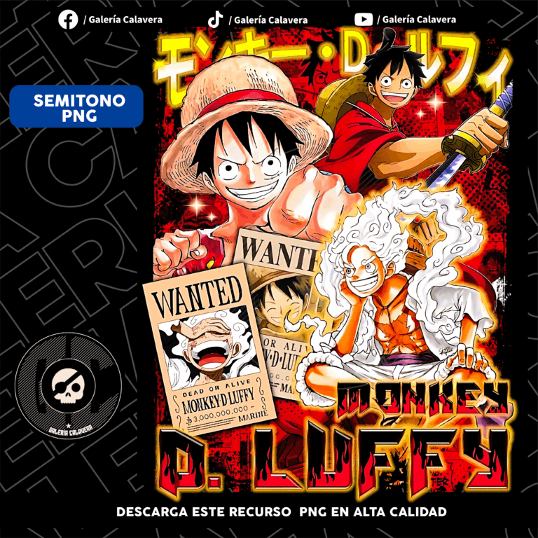Luffy Semitono png