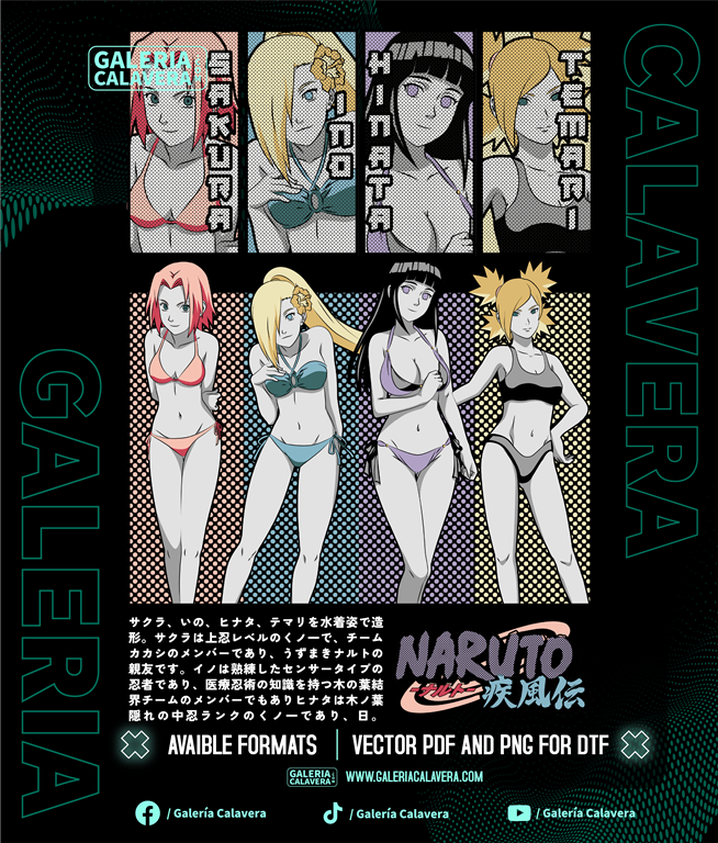 Naruto Waifus Design