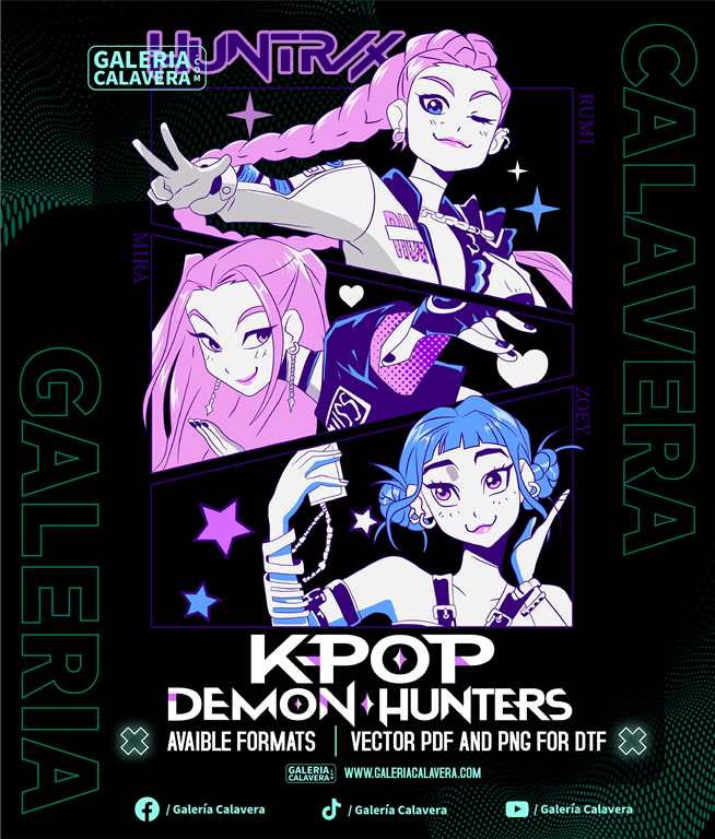 Kpop Demon Hunters Vector