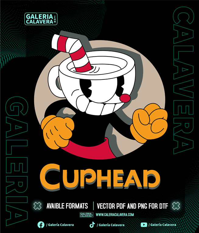 Cuphead Layers DTF
