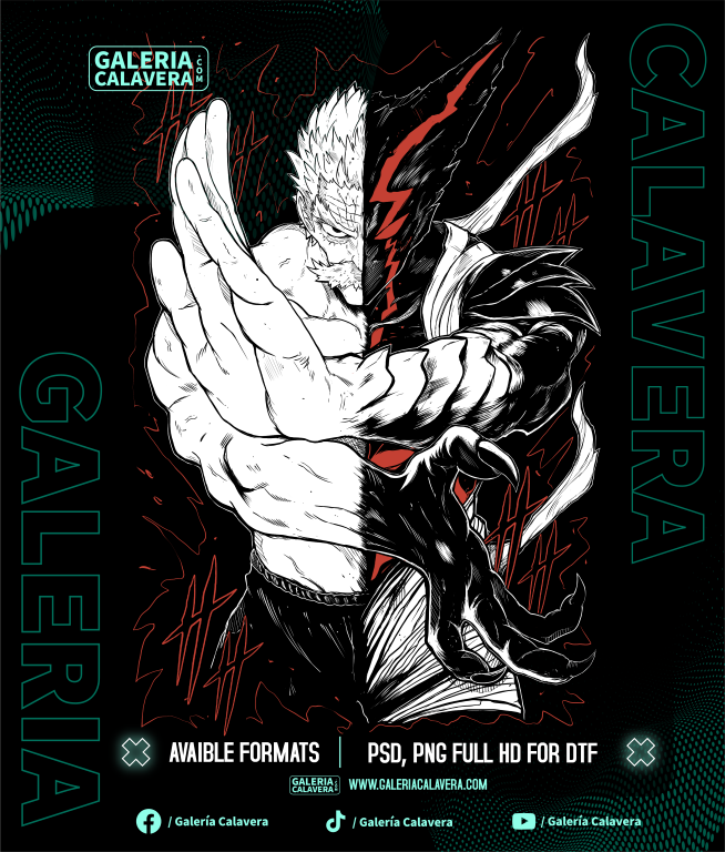 Garou Mitad PSD File