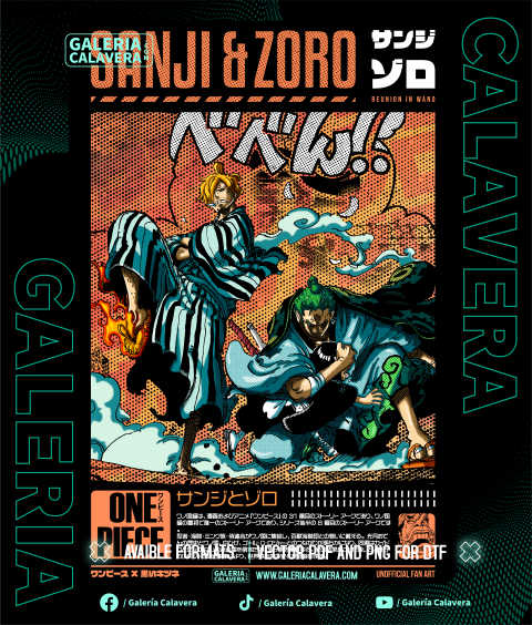 Sanji and Zoro Design