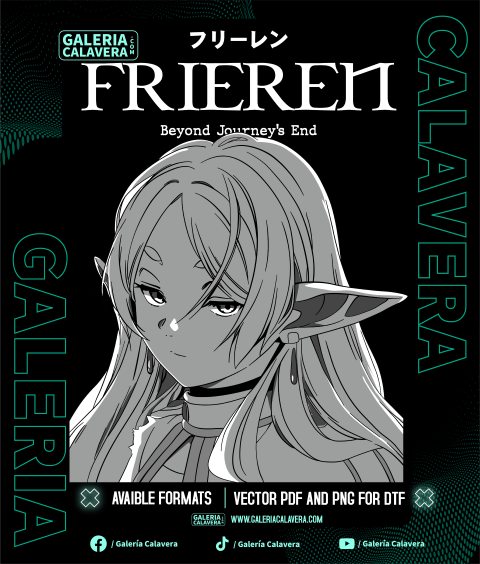 Frieren Gray Scale