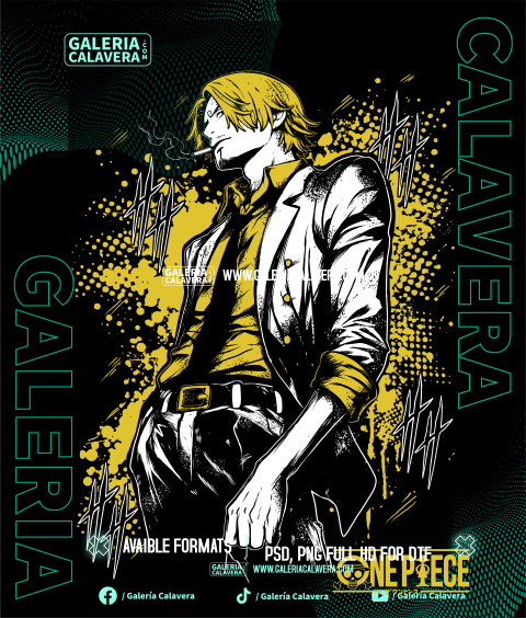 Sanji psd png printable