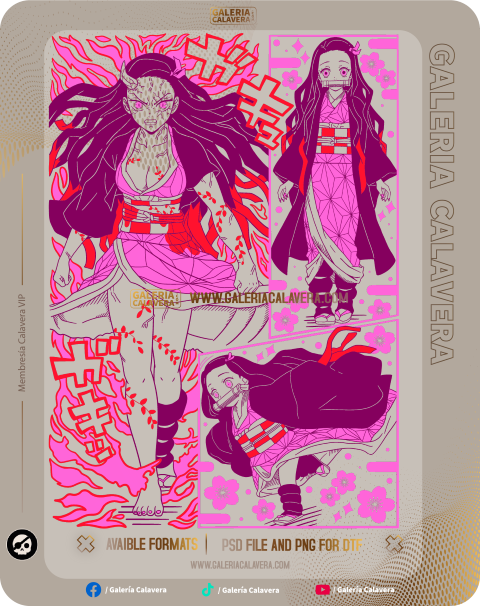 Nezuko Fondo Claro