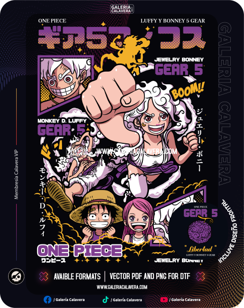 Luffy y Bonney Multi