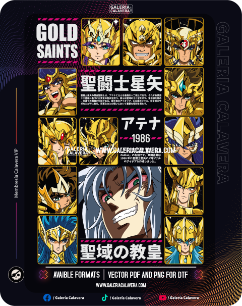 Galería Calavera Gold Saints