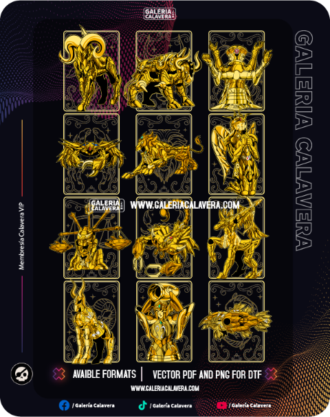 12 Armaduras Galeria Calavera