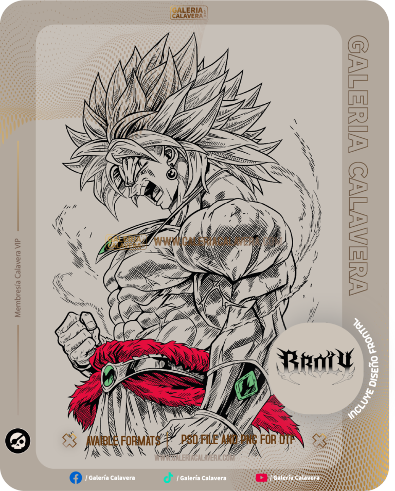 Broly Design Minimalistic
