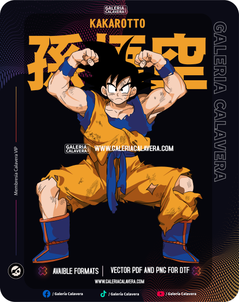 Anime Vector Goku Fight