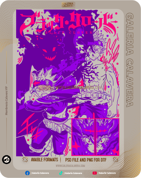 Black Clover Print File