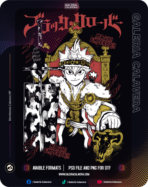 DTF Design Asta King