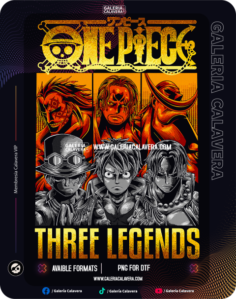 DTF Design Three Legends