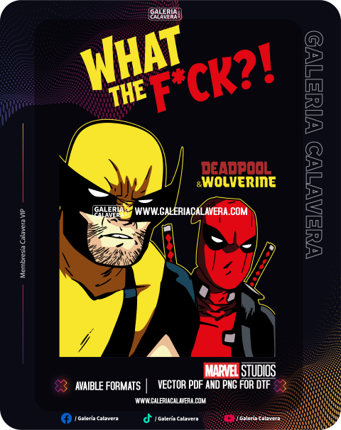 DTF DTG Deadpool Wolverine