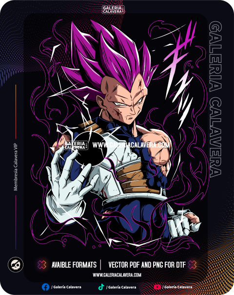 Vegeta Ego Ex DTF