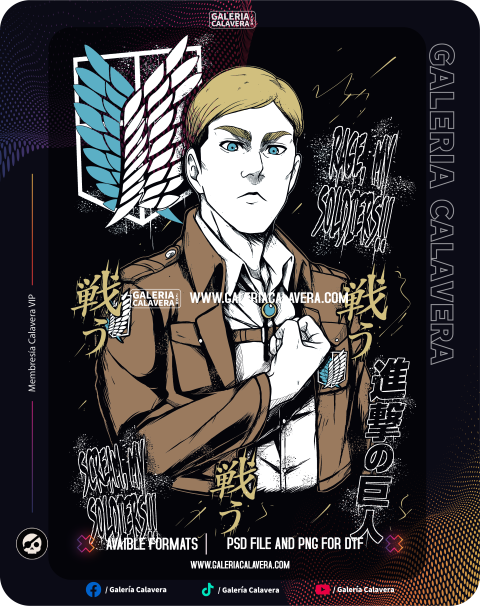 Erwin Anime Red