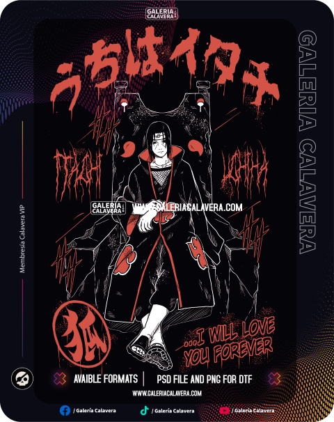 Itachi Anime DTF