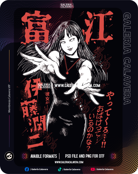 Tomie Red Psd