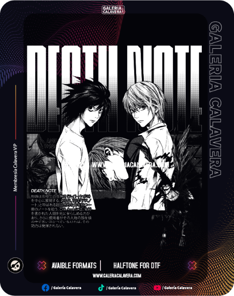 Death Note Halftone Anime