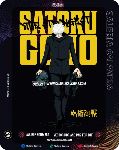 Satoru Anime Printable DTF