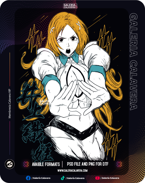 Reducted DTF Anime Orihime
