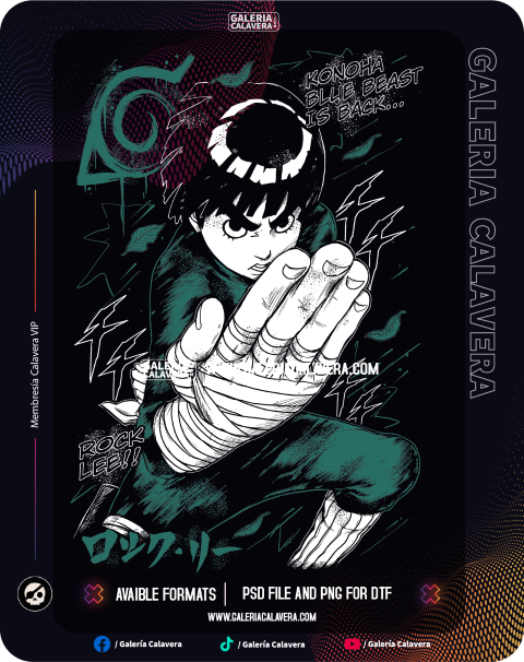 Reducted DTF Rock Lee