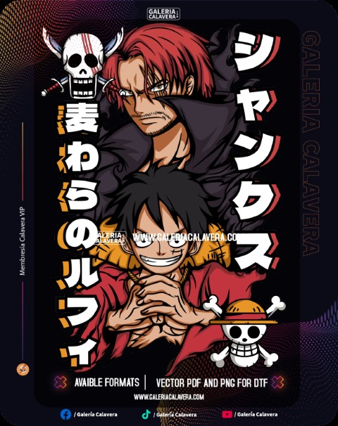 Shanks Luffy Anime Printable